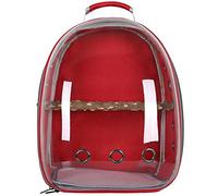 ARTOCT Bird Carrier, Lightweight, Transparent Outdoor Pet Parrot Backpack, Suitable for Small Birds, Breathable, Easy to Clean