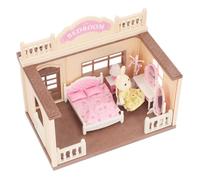 ARTOCT Bunny Dollhouse Playset, Safe ABS Miniature Furniture | Complete with accessories, encourages imagination, smooth edges, stable structure