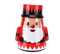 ARTOCT Christmas Candy Box, Iron Storage Container with Roly Poly Design for Holiday Decorations Home Storage Candy Cookies Beads (Senior Citizens' Version)