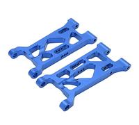 ARTOCT CNC Precision Machining Aluminum Alloy Front Suspension Arm, Lightweight Durable Upgrade Part for LOSI Lasernut U4 1/10 RC Car (Blue)