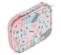 ARTOCT Crochet Bag Large Capacity, Two-Way Zipper (Pink-Empty Bag)