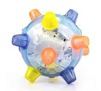 ARTOCT Jumping Activation Ball for Dogs,Pet Glowing Bouncing Ball Toy,Glowing Elastic Balls,Flash LED Dog Toy with Light and Music Gift for Pets