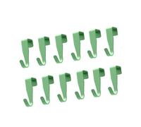 ARTOCT Over The Door Hooks, Heavy Duty Carbon Steel 2.36in (Green)
