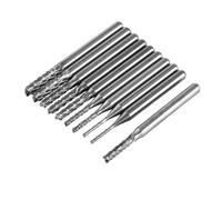 ARTOCT Tungsten Carbide End Mill Set, 10pcs Cutting Tools