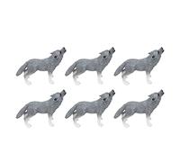 ARTOCT Wolf Figurine Toy with Realistic Details | Non- PVC, great for imaginative play, suitable for ages 3+, ideal for teaching, perfect for decorations