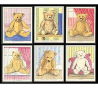 Artofwheels Teddy Bear - Steiff, Gebruder Hermann, Bing, Aetna Toy Animal Co, JK Farnell - Collectors Cards