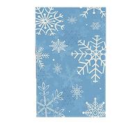 Artoid Mode Blue Snowflakes Table Runner Seasonal Winter Holiday Kitchen Dining Lunch Table Decoration For Home Party 13x72 Inch Sweet Baby Girl (D, One Size)