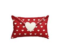 Artoid Mode Red Hearts Love Valentine's Day Cushion Cover, 30x50 cm Decorative Pillow Case Cover Sofa Living Room Outdoor Decor