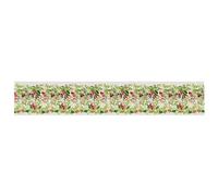 Artoid Mode Watercolor Holly Table Runner Seasonal Winter Spring Holiday Kitchen Dining Table Flower Decoration For Indoor Outdoor Home Party 13 X 72 Inch Table Runners 108 Inches (Green, One Size)