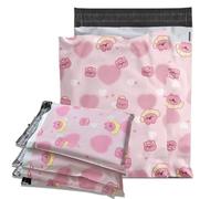 Artong 100Pcs Parcel Bags for Posting Clothes 380x480mm Pink Mailing Bags Envelopes for Posting Clothes, Postal, Packaging, Shipping Bags - Plastic Envelopes with Self Adhesive