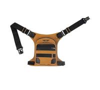 ARTONVEL - Heavy Duty Military Motorcycle Canvas Leg Bag - Vintage Full Grain Cowhide Leather - Waterproof & Lightweight - Adjustable Bag - Ergonomic - Durable - 3 Year Guarantee (Tobacco)