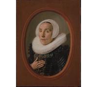 ARToPHIIU Abstract Art Picture Art Print Poster Painting for Wall Anna Van Der Ar by Frans Hals Painting on Canvas for Home Decor 60x90cm