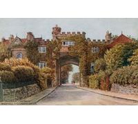 ARToPHIIU Abstract Art Picture Art Print Poster Painting for Wall Archway Pay Gate Maze Hill St Leonards on sea by Alfred Robert Quinton Painting on Canvas for Home Decor 60x90cm