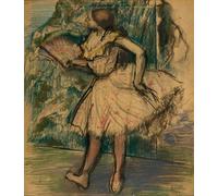 ARToPHIIU Abstract Art Picture Art Print Poster Painting for Wall Dancer with a Fan by Edgar Degas Painting on Canvas for Home Decor 60x90cm