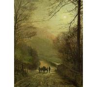 ARToPHIIU Abstract Art Picture Art Print Poster Painting for Wall Forge Valley Scarborough Painting on Canvas for Home Decor 60x90cm