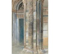 ARToPHIIU Abstract Art Picture Art Print Poster Painting for Wall Interior of the Cathedral of Lucca John Ruskin Painting on Canvas for Home Decor 60x90cm