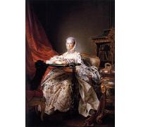 ARToPHIIU Abstract Art Picture Art Print Poster Painting for Wall Madame De Pompadour by Francois-hubert Drouais Painting on Canvas for Home Decor 60x90cm