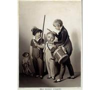 ARToPHIIU Abstract Art Picture Art Print Poster Painting for Wall My Little Soldiers Engraving by Louis Leopold Boilly Painting on Canvas for Home Decor 60x90cm