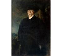 ARToPHIIU Abstract Art Picture Art Print Poster Painting for Wall Otto Von Bismarck by Von Lenbach Painting on Canvas for Home Decor 60x90cm