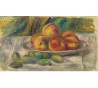 ARToPHIIU Abstract Art Picture Art Print Poster Painting for Wall Peaches and Almonds by Pierre Auguste Renoir Painting on Canvas for Home Decor 60x90cm