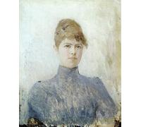 ARToPHIIU Abstract Art Picture Art Print Poster Painting for Wall Portrait of the Actress Maria Yakovlevna Van-zandt in a Marriage Chernovoy by Valentin Alexandrovich Serov for Home Decor 60x90cm