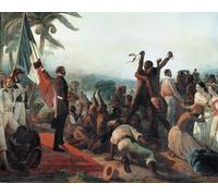 ARToPHIIU Abstract Art Picture Art Print Poster Painting for Wall Proclamation of the Abolition of in the French Colonies on April by François Auguste Biard Painting on Canvas for Home Decor 60x90cm