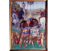 ARToPHIIU Abstract Art Picture Art Print Poster Painting for Wall Saint Paul on the Way to Damascus Miniature Taken by Jean Fouquet Painting on Canvas for Home Decor 60x90cm