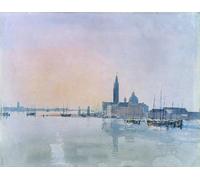 ARToPHIIU Abstract Art Picture Art Print Poster Painting for Wall San Giorgio Maggiore From the Dogana by Mallord William Turner Painting on Canvas for Home Decor 60x90cm