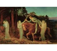 ARToPHIIU Abstract Art Picture Art Print Poster Painting for Wall Sir Galahad by Famous Artist Painting on Canvas for Home Decor 60x90cm