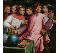 ARToPHIIU Abstract Art Picture Art Print Poster Painting for Wall Six Tuscan Poets by Giorgio Vasari Painting on Canvas for Home Decor 60x90cm