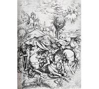 ARToPHIIU Abstract Art Picture Art Print Poster Painting for Wall The Conversion of St. Paul Albrecht Durer Painting on Canvas for Home Decor 60x90cm