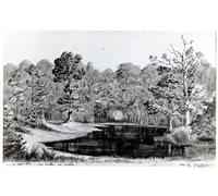 ARToPHIIU Abstract Art Picture Art Print Poster Painting for Wall the Devil's Pool in the Bois De Chanteloup by Baron Dudevant Jean Francois Maurice Sand Painting on Canvas for Home Decor 60x90cm