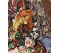 ARToPHIIU Abstract Art Picture Art Print Poster Painting for Wall the Flowered Vase by Paul Cézanne Painting on Canvas for Home Decor 60x90cm