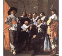 ARToPHIIU Abstract Art Picture Art Print Poster Painting for Wall the Meagre Company by Frans Hals Painting on Canvas for Home Decor 60x90cm