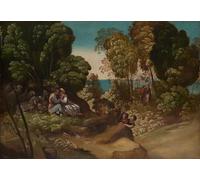 ARToPHIIU Abstract Art Picture Art Print Poster Painting for Wall the Three Ages of Humans by Dosso Dossi Painting on Canvas for Home Decor 60x90cm