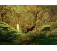 ARToPHIIU Abstract Art Picture Art Print Poster Painting for Wall Tombs of ancient heroes by Caspar David Friedrich Painting on Canvas for Home Decor 60x90cm