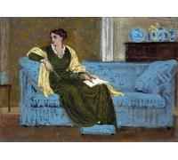 ARToPHIIU Abstract Art Picture Art Print Poster Painting for Wall Woman Seated on a S ofa Walter Crane Painting on Canvas for Home Decor 60x90cm