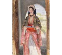 ARToPHIIU Famous Painting Picture Art Print Artwork Picture an Eastern Girl Carrying a Tray by John Frederick Lewis Poster Painting Art for Home Decor 60x90cm