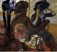 ARToPHIIU Famous Painting Picture Art Print Artwork Picture At the Modist by Edgar Degas Poster Painting Art for Home Decor 60x90cm
