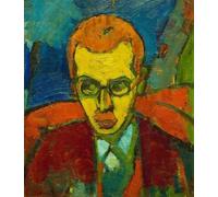ARToPHIIU Famous Painting Picture Art Print Artwork Picture Bildnis Itten by Hermann Stenner Poster Painting Art for Home Decor 60x90cm