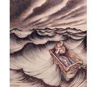ARToPHIIU Famous Painting Picture Art Print Artwork Picture Danae and Her Son Perseus Put in a Chest and Cast Into the Sea by Arthur Rackham Poster Painting Art for Home Decor 60x90cm