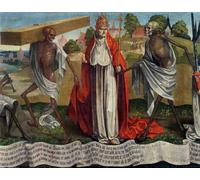 ARToPHIIU Famous Painting Picture Art Print Artwork Picture Danse Macabre by Bernt Notke Poster Painting Art for Home Decor 60x90cm