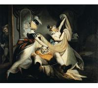 ARToPHIIU Famous Painting Picture Art Print Artwork Picture Falstaff in the Laundry Basket by Henry Fuseli Poster Painting Art for Home Decor 60x90cm