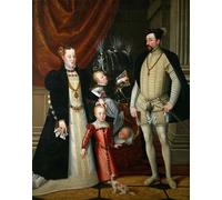ARToPHIIU Famous Painting Picture Art Print Artwork Picture Holy Roman Emperor Maximilian Ii of Austria and His Wife Infanta by Giuseppe Arcimboldo Poster Painting Art for Home Decor 60x90cm