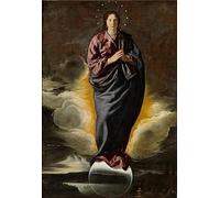 ARToPHIIU Famous Painting Picture Art Print Artwork Picture Immaculate Conception by Diego Velázquez Poster Painting Art for Home Decor 60x90cm