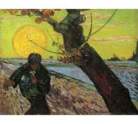 ARToPHIIU Famous Painting Picture Art Print Artwork Picture Le Semeur by Vincent Van Gogh Poster Painting Art for Home Decor 60x90cm