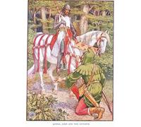 ARToPHIIU Famous Painting Picture Art Print Artwork Picture Little John and the Knight by Walter Crane Poster Painting Art for Home Decor 60x90cm