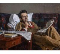 ARToPHIIU Famous Painting Picture Art Print Artwork Picture Mikhail Glinka Composing the Opera Russlan and Ludmila by Ilya Efimovich Repin Poster Painting Art for Home Decor 60x90cm