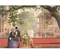 ARToPHIIU Famous Painting Picture Art Print Artwork Picture Palace the Transept From the South Gallery by Nash Poster Painting Art for Home Decor 60x90cm