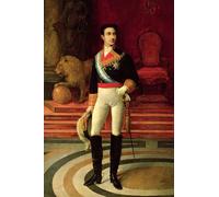 ARToPHIIU Famous Painting Picture Art Print Artwork Picture Portrait of Alfonso Xii by Salvador Maritinez Cubells Poster Painting Art for Home Decor 60x90cm